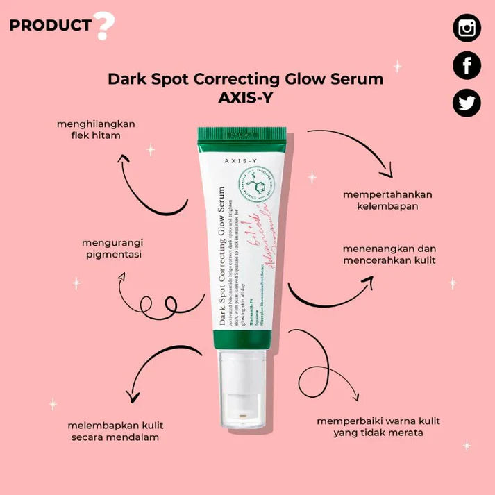 Axis-Y Dark Spot Correcting Glow Serum 50ml