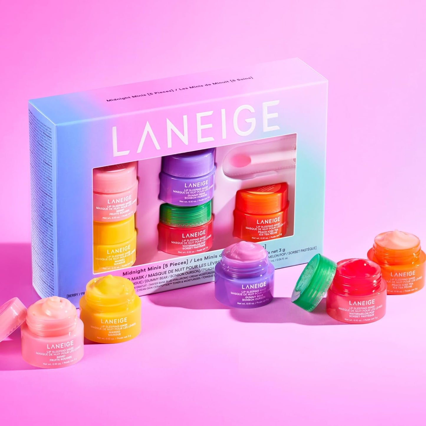 LANEIGE midnight mini set of 5