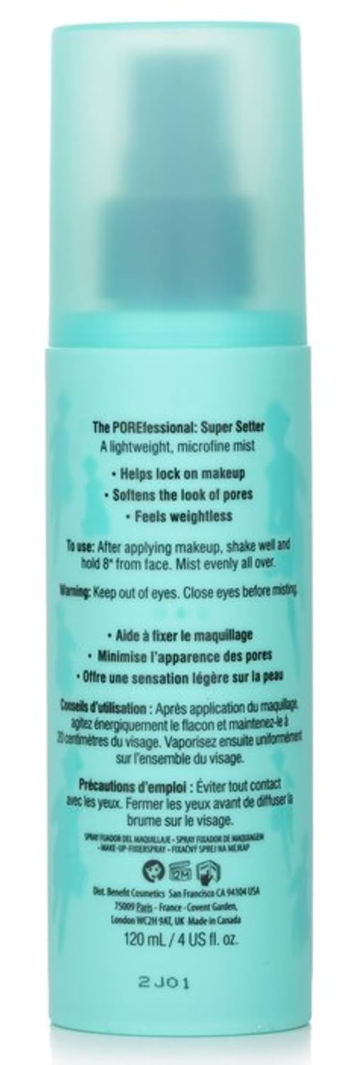 Benefit Cosmetics The POREfessional: Super Setter Pore-Minimizing Waterproof Setting Spray 120ml