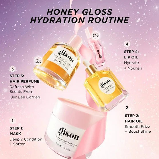 GISOU - Honey Gloss Hydration Heroes Hair Value Set