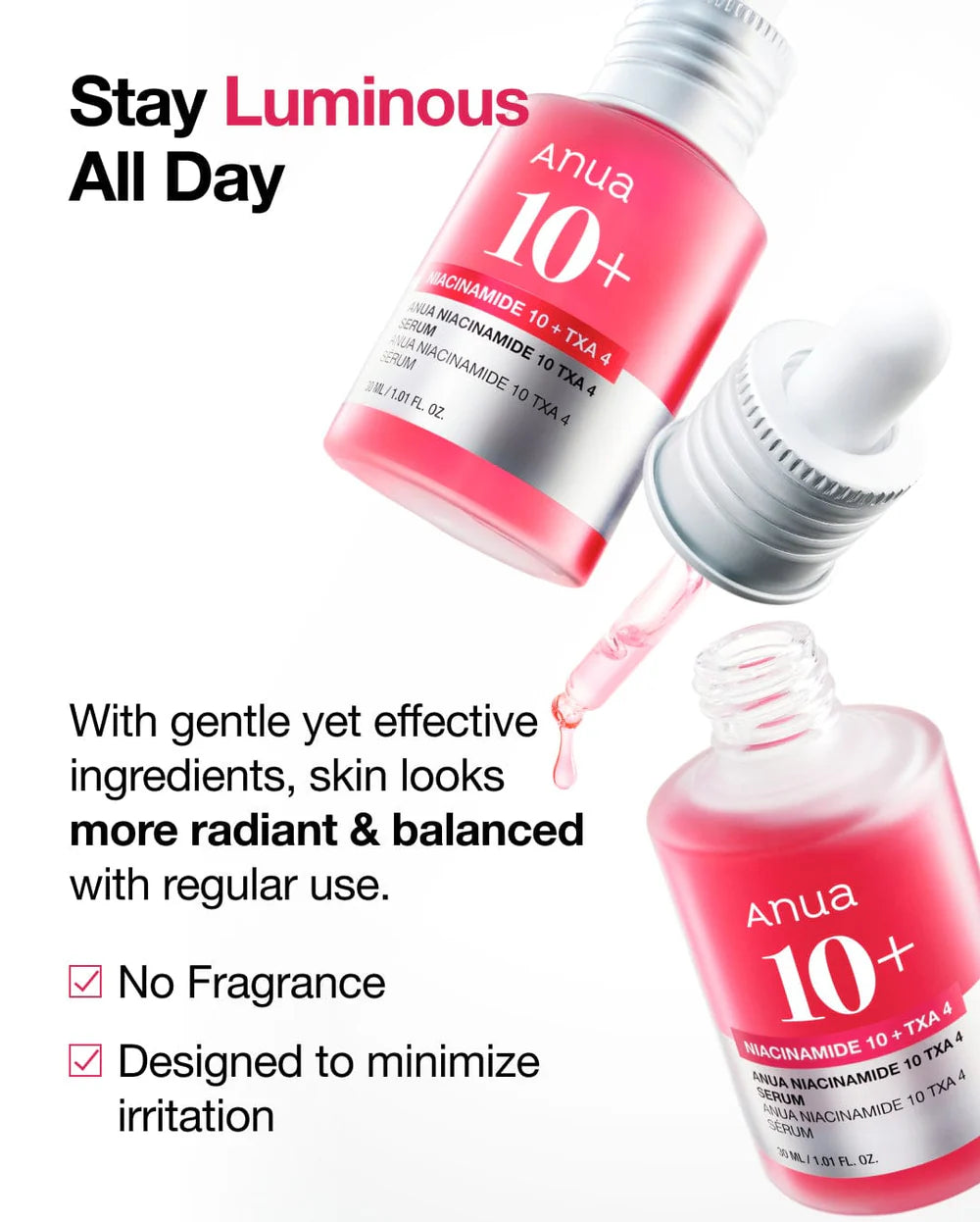 ANUA NIACINAMIDE 10%+TXA 4% Serum