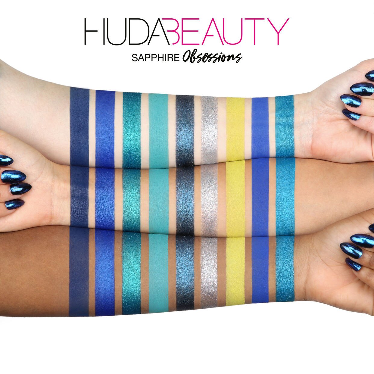 Huda Beauty Obsessions Eyeshadow Palette- Sapphire
