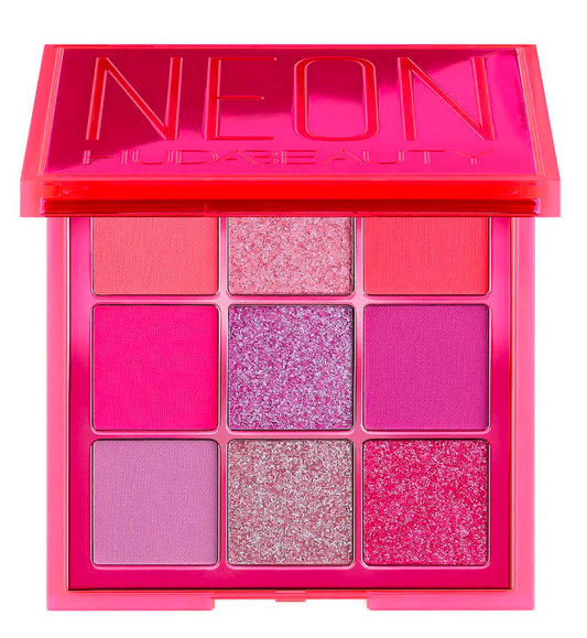 Huda Beauty Neon Obsessions Eyeshadow Palette - Pink (Factory Leftover UAE)