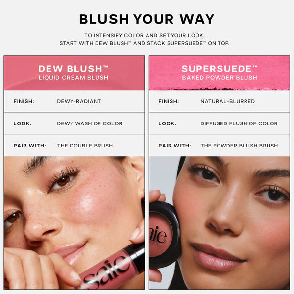 SAIE SUPERSUEDE™ BAKED POWDER BLUSH