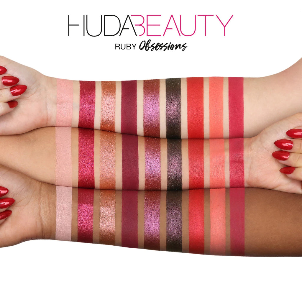 Huda Beauty Obsessions Palette-Ruby (Factory Leftover UAE)
