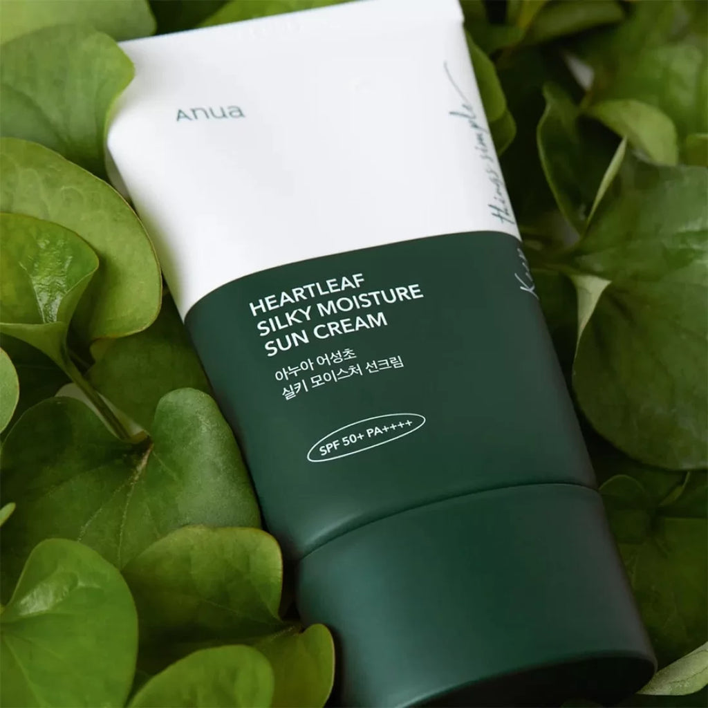 Anua Heartleaf Silky Moisture Sun Cream SPF 50+ PA++++-50ML