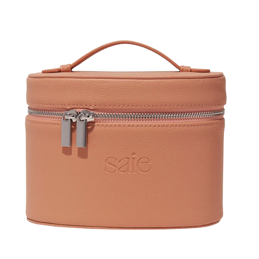 Saie vanity case in Peach Nude
