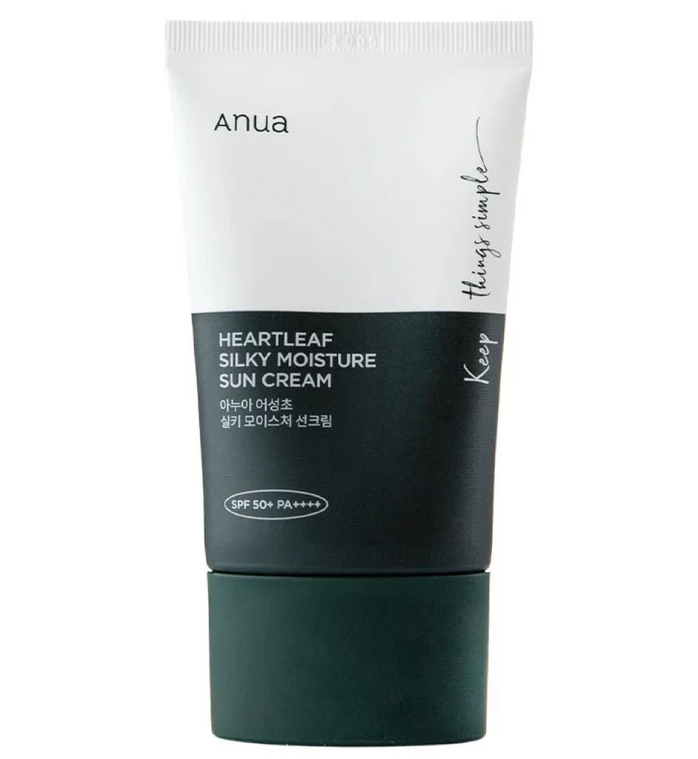 Anua Heartleaf Silky Moisture Sun Cream SPF 50+ PA++++-50ML